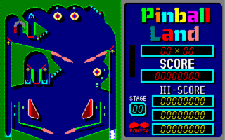 PinballLand PC8801 Title.png