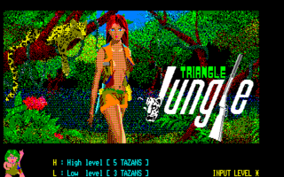 TriangleJungle PC8801 Title.png