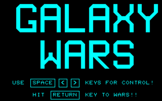 GalaxyWars PC8001 Title.png