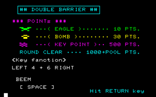 DoubleBarrier PC8001 Title.png