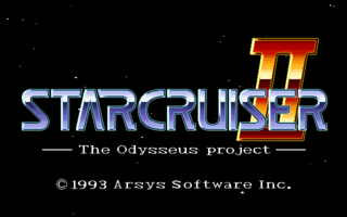 StarCruiserII PC9801 Title.png
