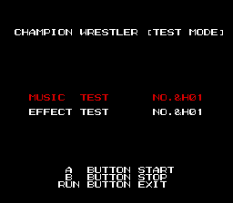 ChampionWrestler PCE TestMode.png