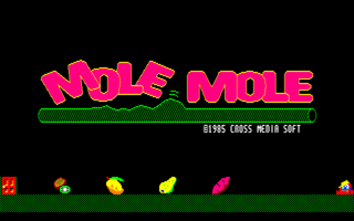 MoleMole PC8801 Title.png