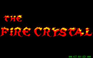 TheFireCrystal PC8801 Title.png