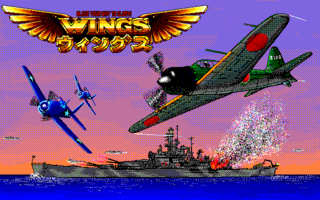 Wings PC9801VXUX Title.png