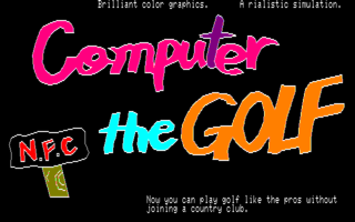 ComputerTheGolf PC8801 JP Title.png