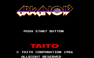 Arkanoid PC88 Title.png
