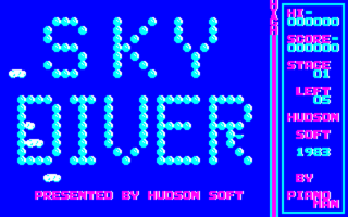 Sky Diver PC8001mkII Title.png