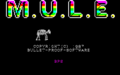 MULE PC8801 Title.png
