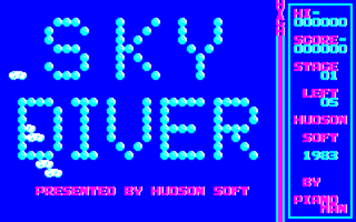 Sky Diver PC8001MkII Title.png