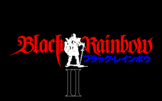 BlackRainbowII PC9801VXUX Title.png