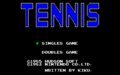 NintendonoTennis PC8801 Title.png