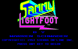 SammyLightfoot PC8801 Title.png