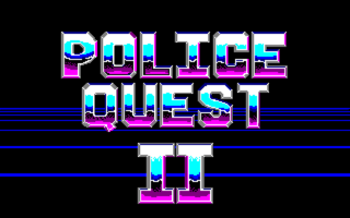 PoliceQuest2 PC9801VX Title.png