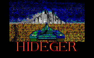 Hideger PC8801mkIISR Title.png