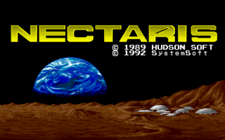 Nectaris PC9801 Title.png