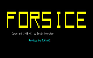 Forsice PC8801 Title.png