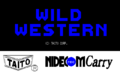 Wild Western PC8801 Title.png