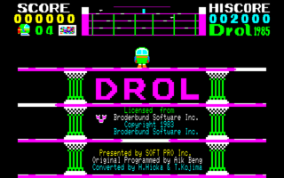 Drol PC8801 Title.png
