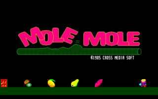 MoleMole PC9801F Title.png