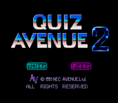 QuizAvenueII PCE JP SStitle.png